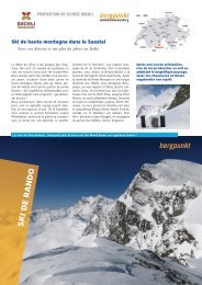 Proposition de Course 04.2022 – Ski de haute montagne dans le Saastal