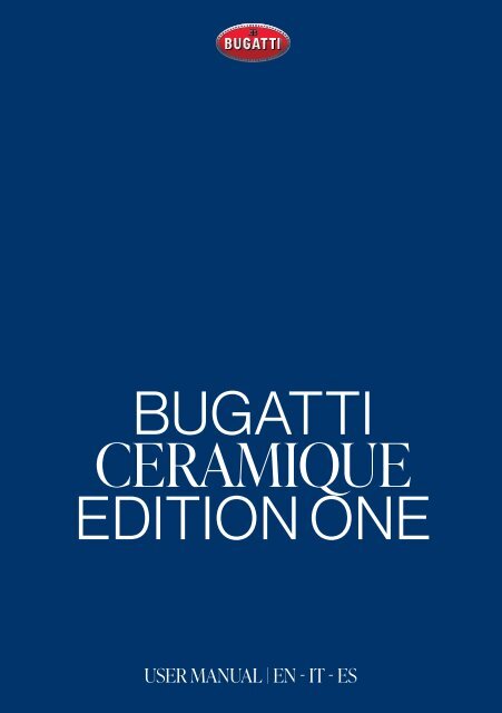 Bugatti Smartwatches Manual EN IT ES