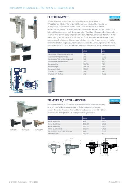 SIBO Fluidra Katalog 2022