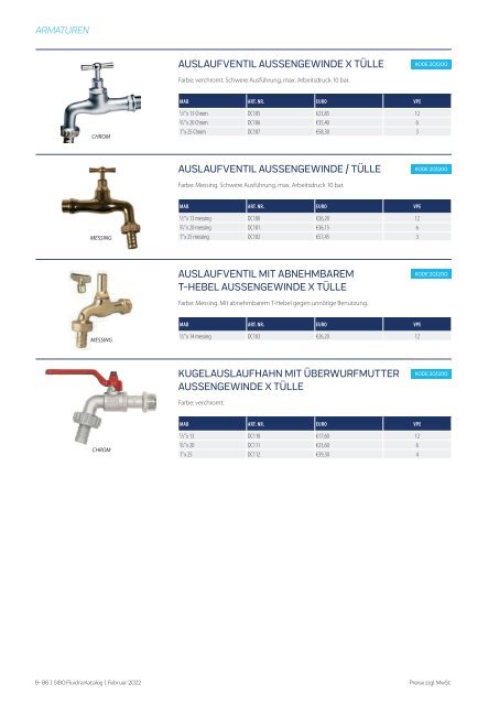 SIBO Fluidra Katalog 2022