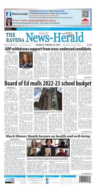 The Ravena News-Herald - 2022-02-24