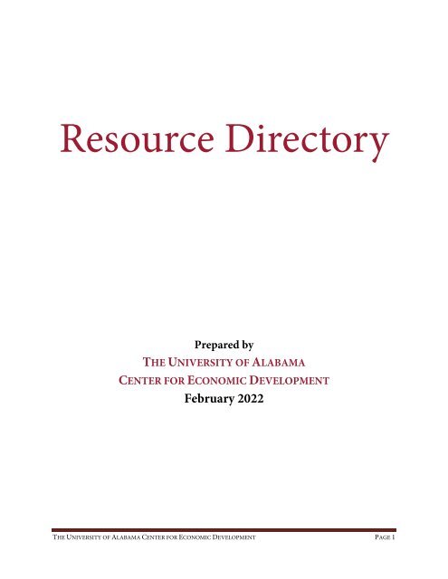 Resource Directory