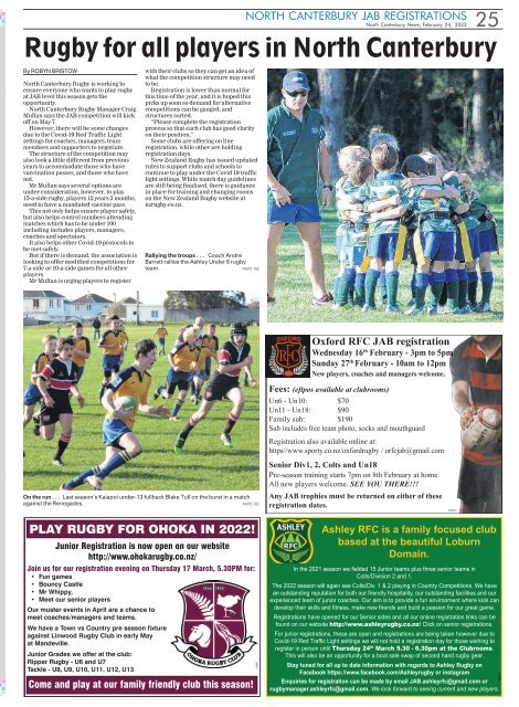 North Canterbury News: February 24, 2022