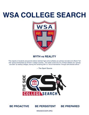 WSA College Search Manual 2022