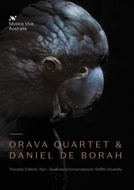 Orava Quartet & Daniel De Borah Program Guide | March 2022