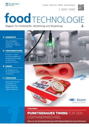 food TECHNOLOGIE 1/2022