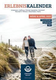 Erlebniskalender Luebecker Bucht März & April 2022