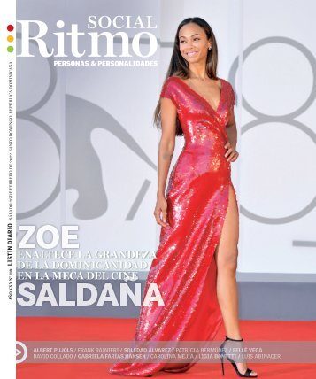 Ritmo Social - Portada  Zoe Saldaña