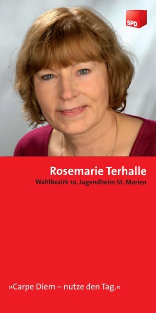 Rosemarie Terhalle - SPD Steinfurt