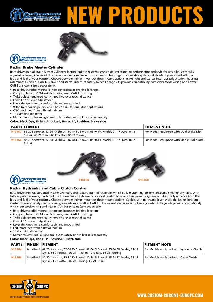 Custom Chrome Europe Online Katalog