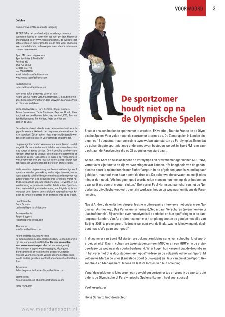 Olympische & paralympische special - Sport FM