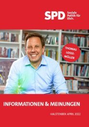 SPD Halstenbek – Informationen und Meinungen – April 2022