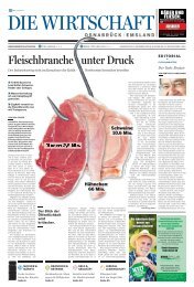 Ausgabe herunterladen - Die Wirtschaft - Neue Osnabrücker Zeitung