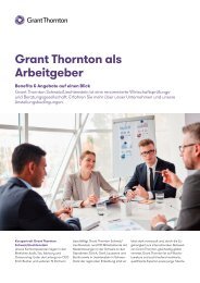 Grant Thornton als Arbeitgeber