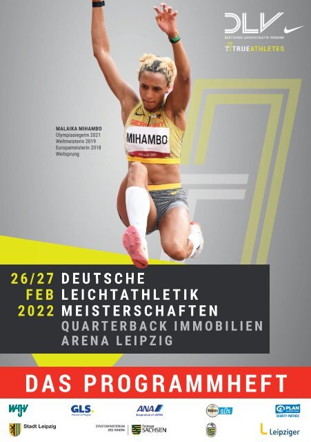 Das Programm zu den 69. Deutschen Leichtathletik-Hallenmeisterschaften in  Leipzig
