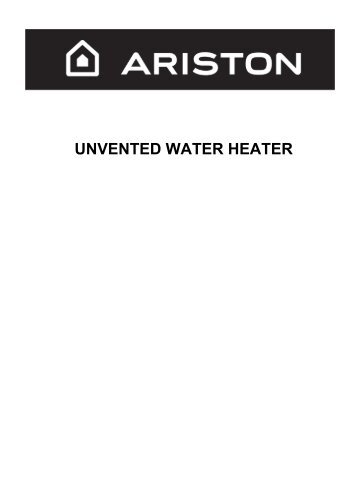 Ariston Thermo - Pro1 Eco manual