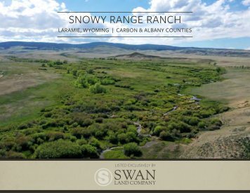 Snowy Range Ranch Offering Brochure 