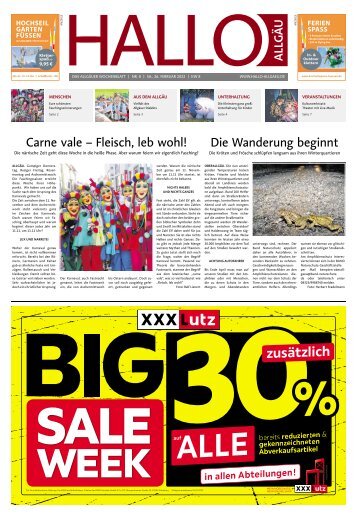 Hallo-Allgäu  vom Samstag, 26.Februar