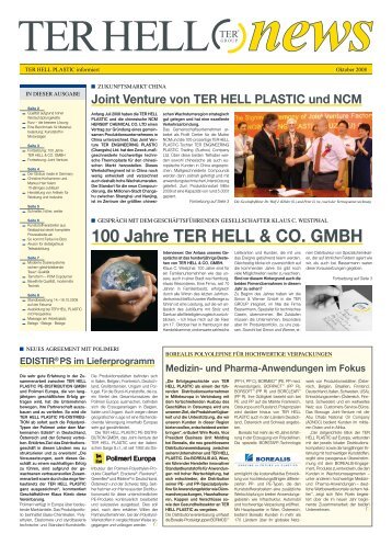 100 Jahre TER HELL & CO. GMBH - TER HELL Plastic GmbH