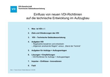 Aufzugstechnik-VDI-Folien-meermann- 05-2005 ... - Henning GmbH