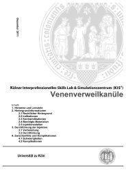 Viggo neu - KIS - Kölner interprofessionelles Skills Lab und ...