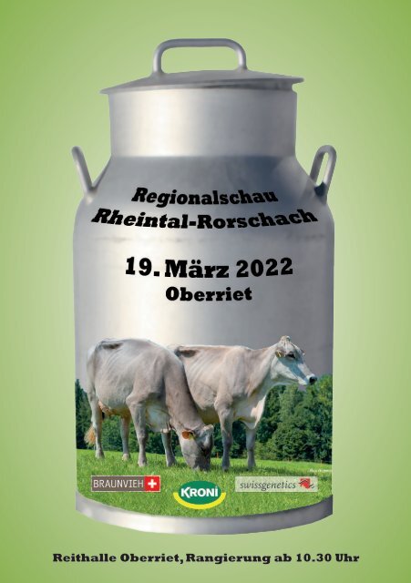 Katalog Regionalschau Rheintal-Rorschach