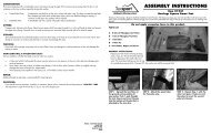 assembly instructions - Texsport