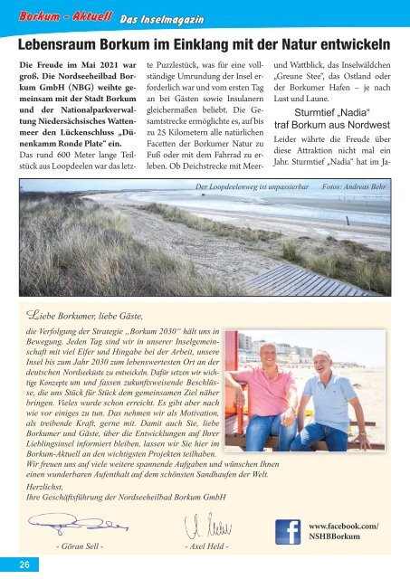 März 2022 Borkum-Aktuell - Das Inselmagazin