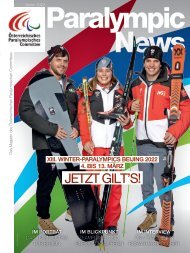 Paralympic News 1/22
