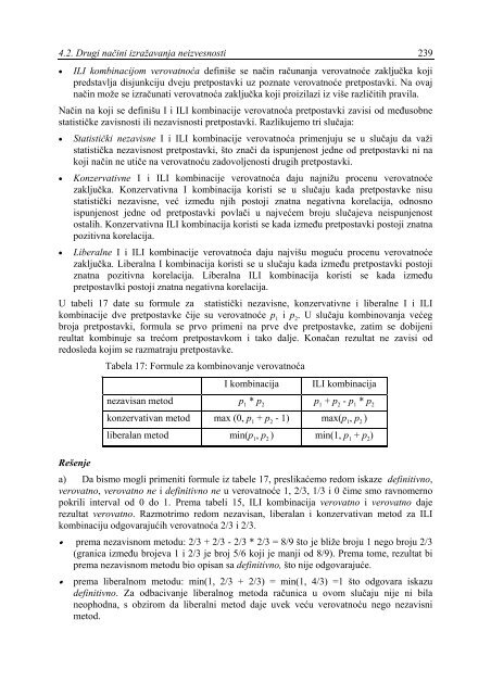 Zbirka zadataka iz Ekspertskih sistema