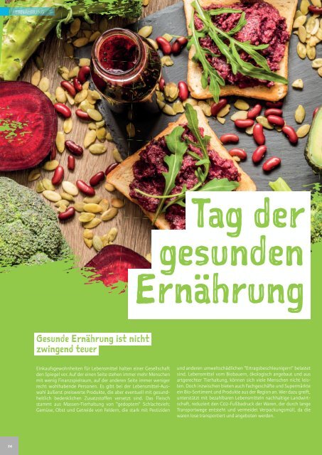 Töfte Regionsmagazin 03/2022 - Frühjahrssanierung im Außenwohnzimmer