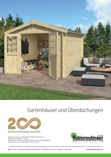 Gartenhäuser und Überdachungen