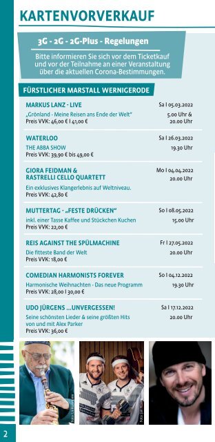 Wernigerode & Schierke März Tipps 2022