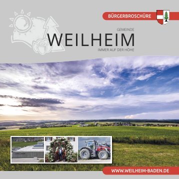 Bürgerbroschüre Weilheim
