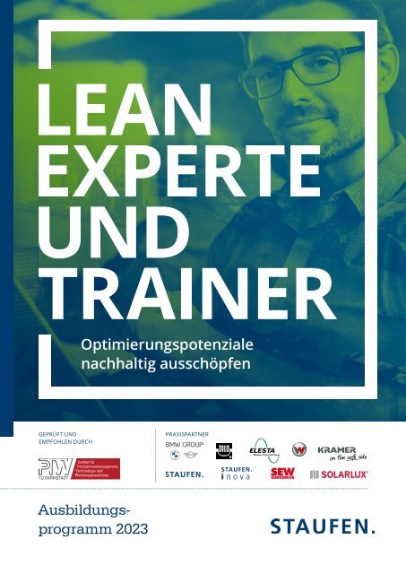 Staufen Lean Experte und Trainer Ausbildungsprogramm 2023 - DE