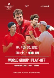 Davis Cup 2022 - Schweiz vs Libanon