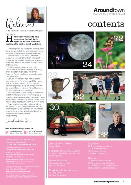 Aroundtown Magazine March/April 2022 edition