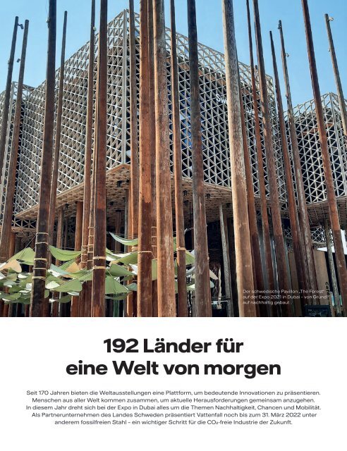 Vattenfall my Highlights Ausgabe 1/2022