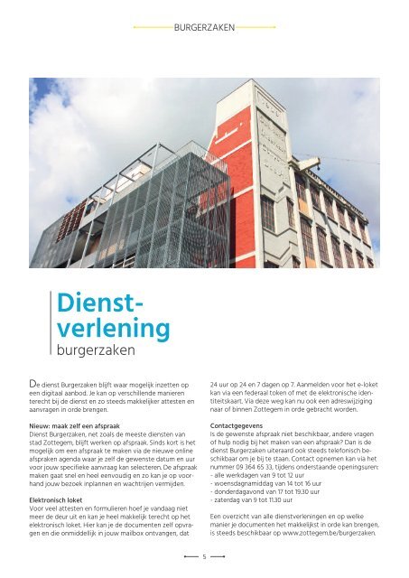 Stedelijk informatieblad - 2020 september