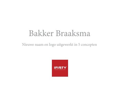 Bakker Braaksma 5 concepten