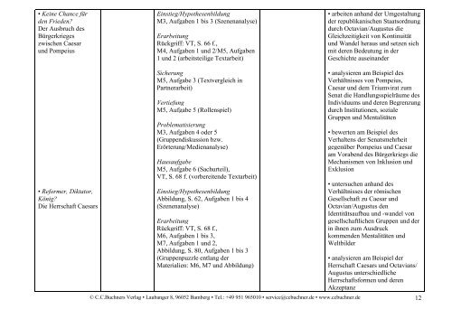 Semesterplan - C.C. Buchner