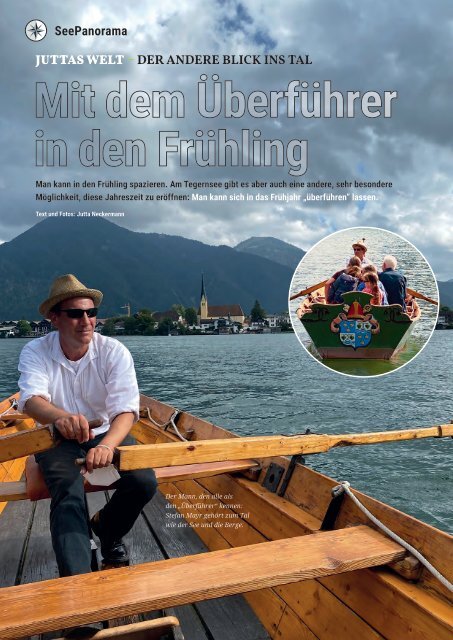 Seeseiten – das Magazin für die Region Tegernsee, Nr. 68, Ausgabe Frühling 2022