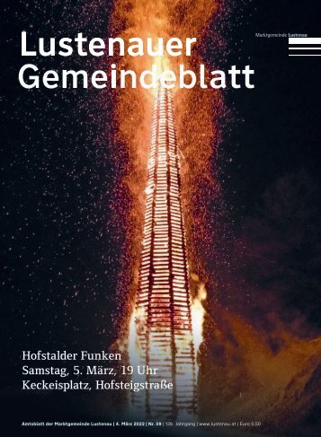 Lustenauer Gemeindeblatt Nr. 9 | Freitag 4. März 2022