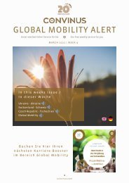 CONVINUS Global Mobility Alert Week 9.2022