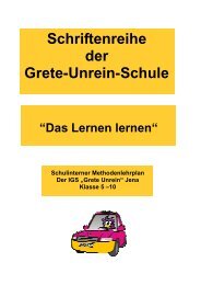 Schriftenreihe der Grete-Unrein-Schule