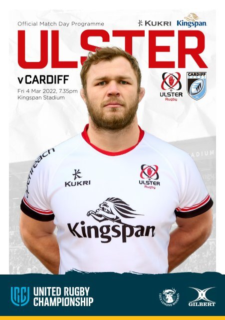 Ulster Rugby Match Day Programme - Cardiff Rugby