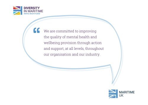 Diversity in Maritime Mental Health Pledge Commitment Document
