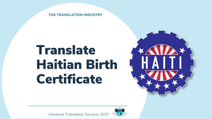 Haitian Birth Certificate Magazines