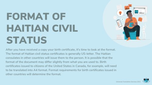 Haitian Birth Certificate Translation