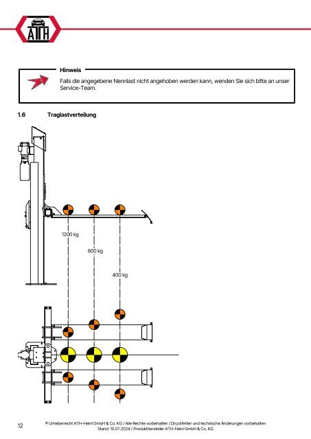 ATH-Heinl Bedienungsanleitung Single Lift 12PL